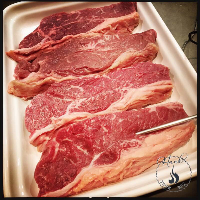 Raw Sirloin Steak