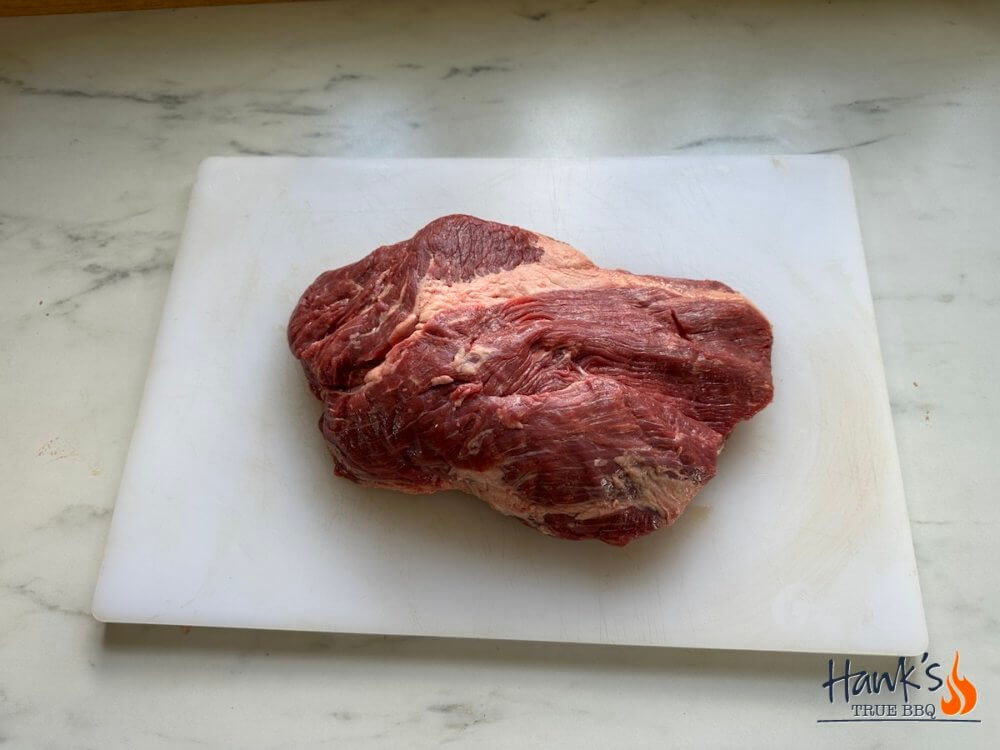Svensk brisket efter puts och trim