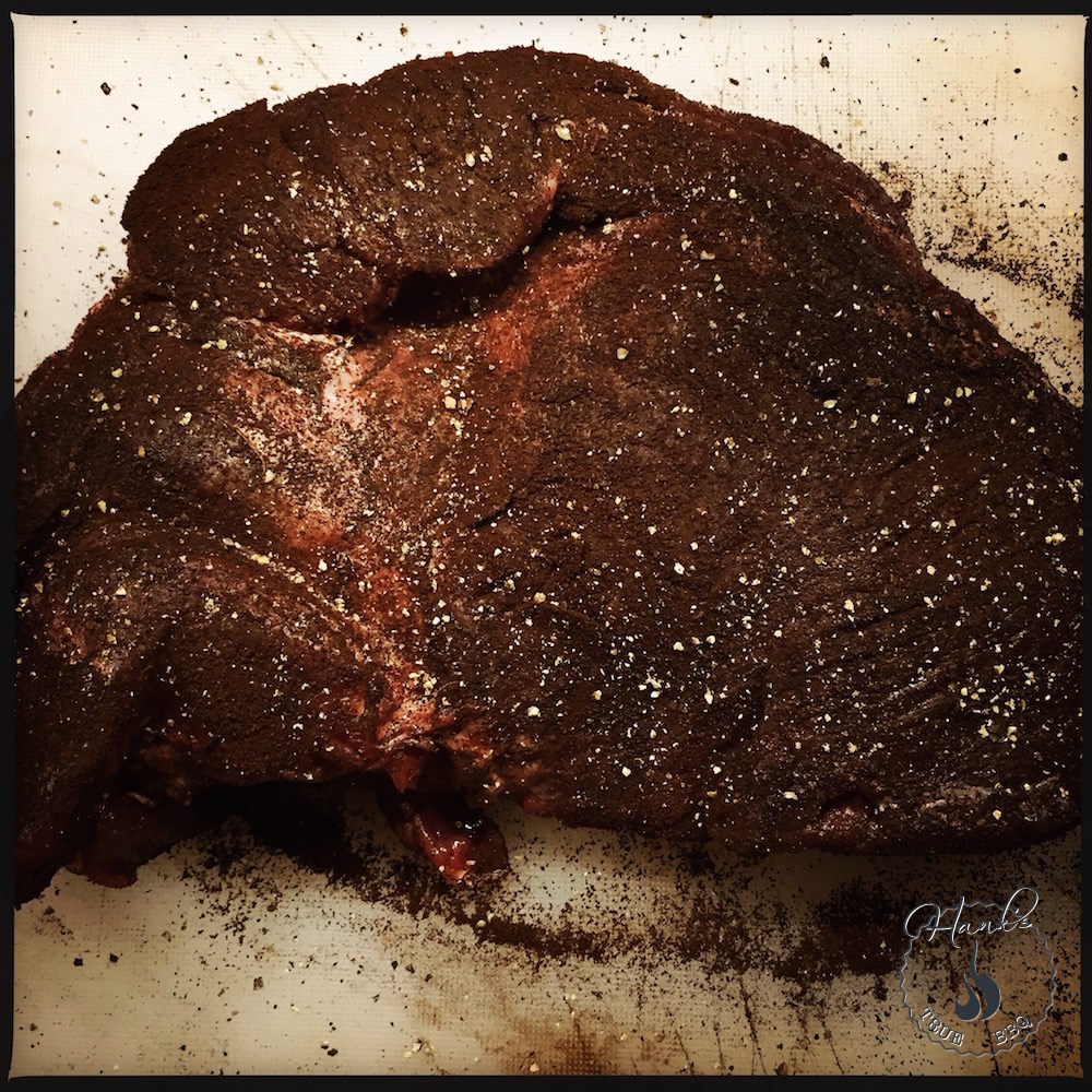 Deer roast with coffee and black pepper rub Hanks True BBQ™
