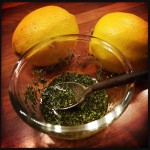 Tarragon and oil
