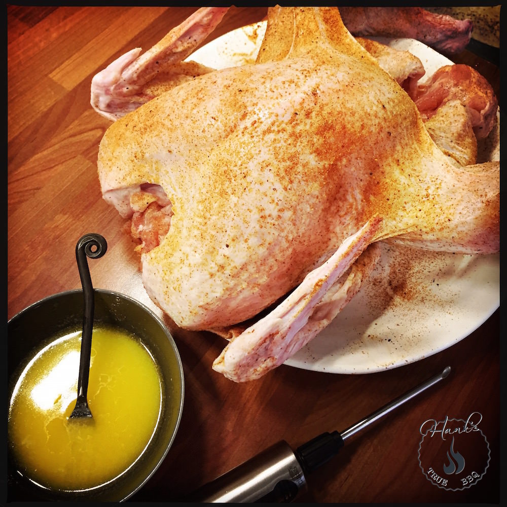 BBQ buttered turkey Hanks True BBQ™