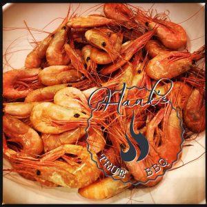 Smoked shrimp