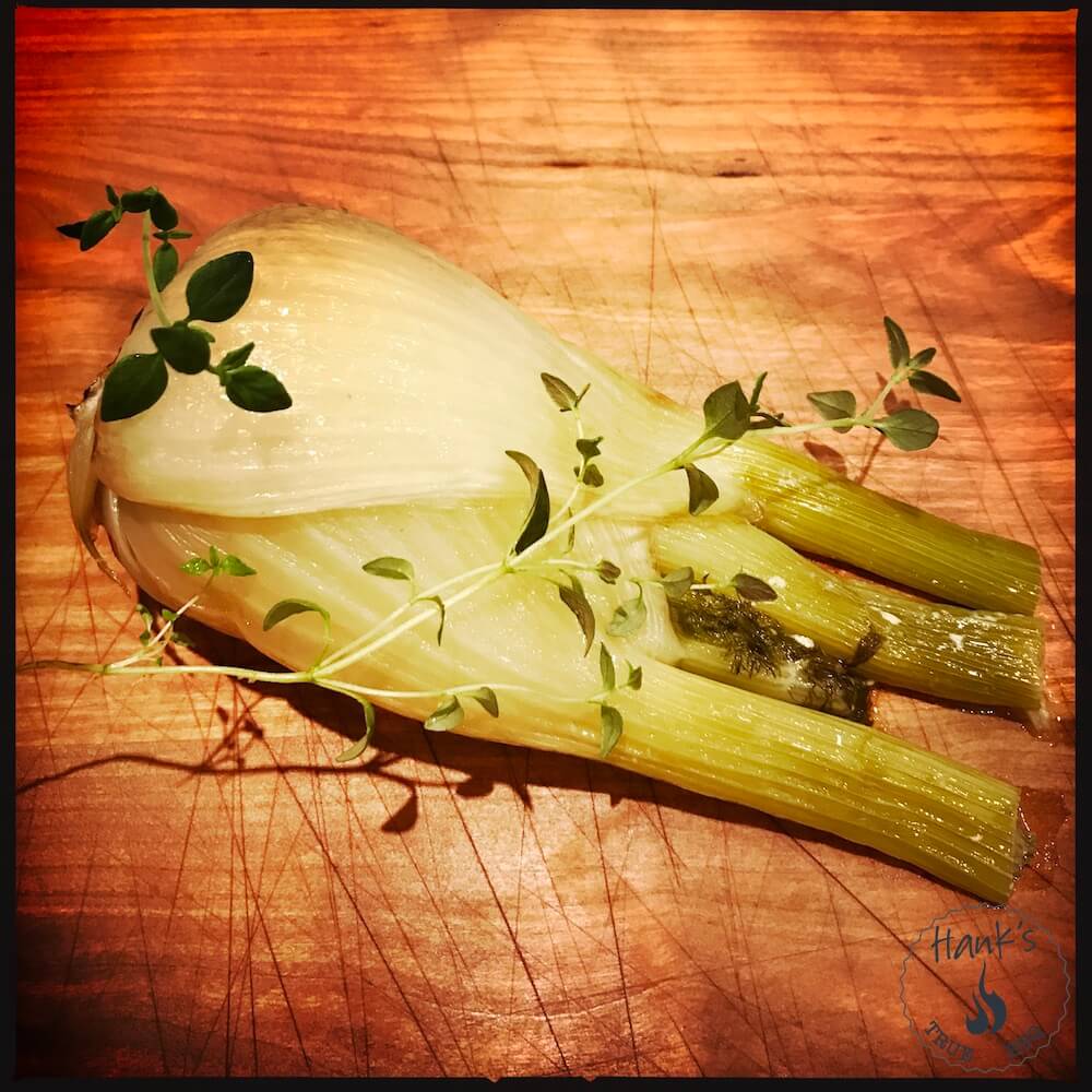 Grilled fennel