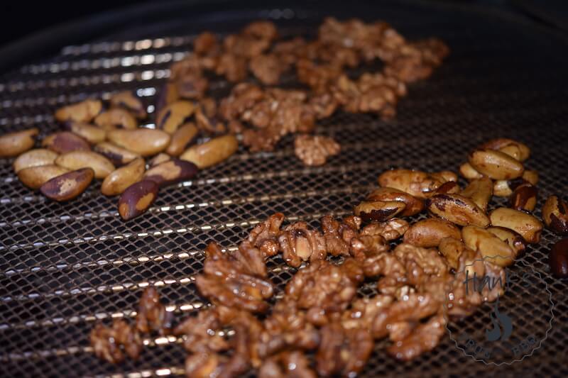 Nuts on the grill