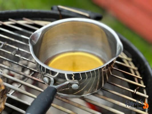 Bourbon mop sauce for the pineapple