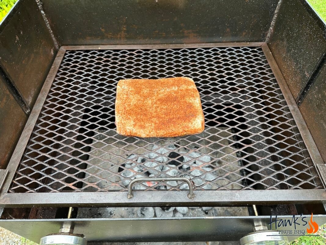 Pork belly on Hank's Hot Box