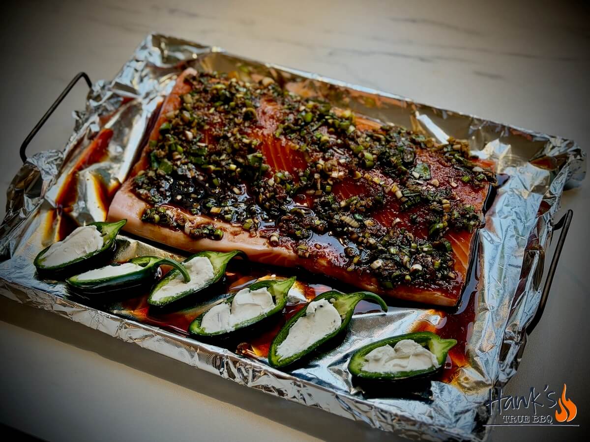 Smoked Salmon with Asian style flavors