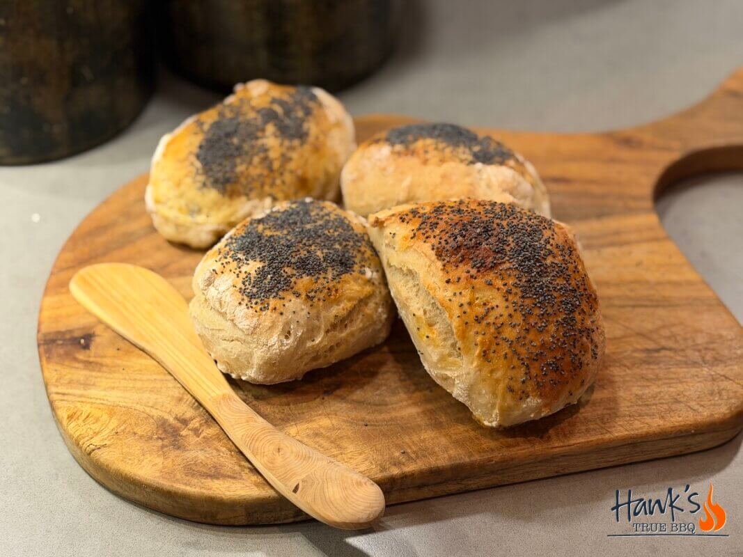 Tasty No-knead rolls